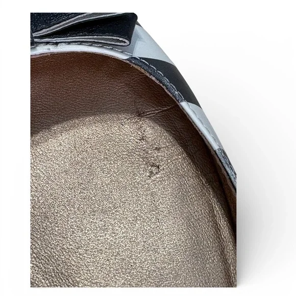 Sale!!! Kate Spade Glitter Toe Black and White Flats - Picture 5 of 5